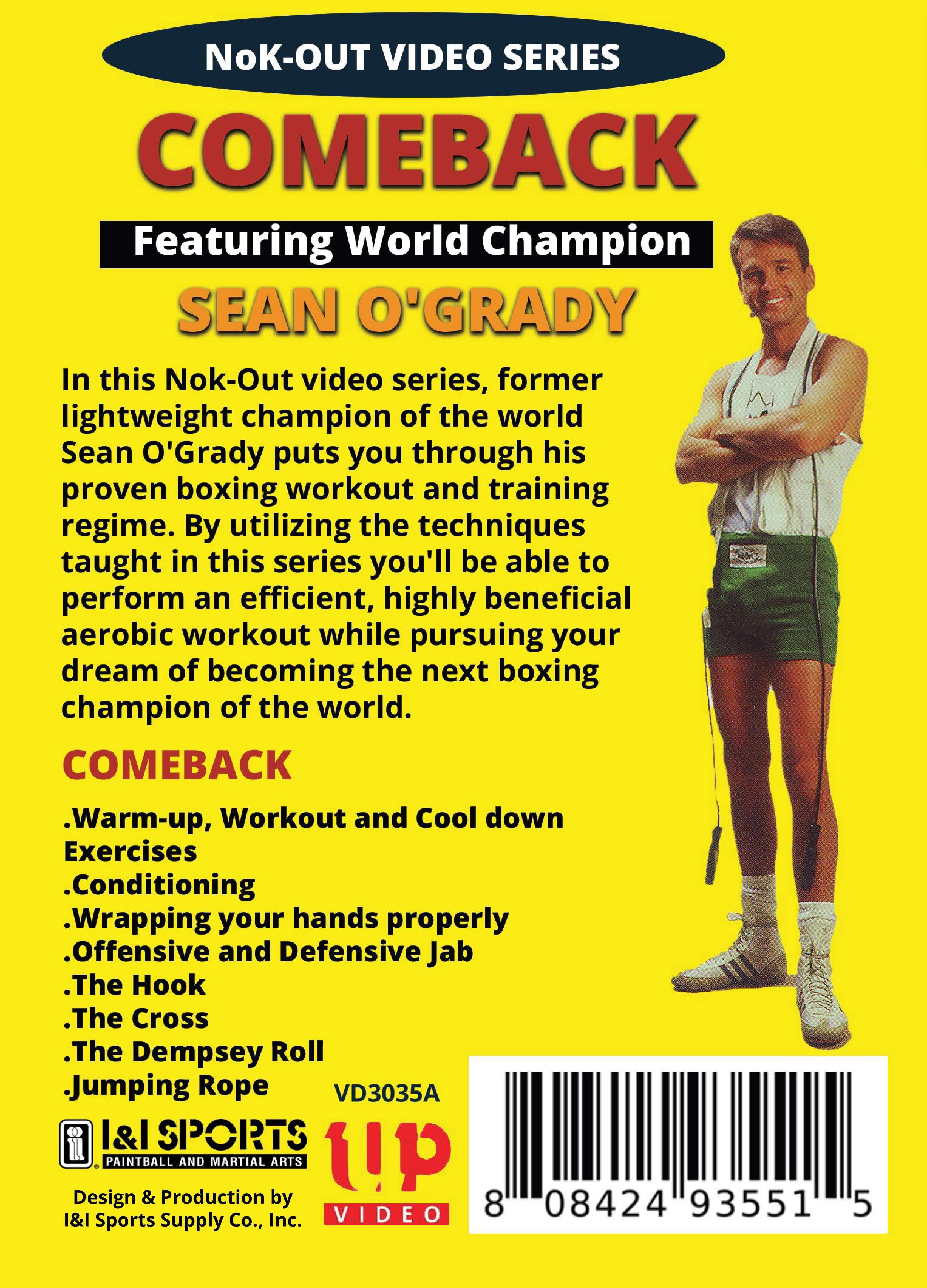 Nok Out #2 Boxing Comebacks DVD Champion Sean O'Grady