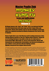 Monkey Kung Fu #3: Forms Applications Mi Chung DVD Paulie Zink