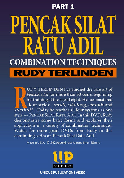 2 DVD Set Indonesian Pencak Silat Ratu Adil Pukulan forms - Rudy Terlinden