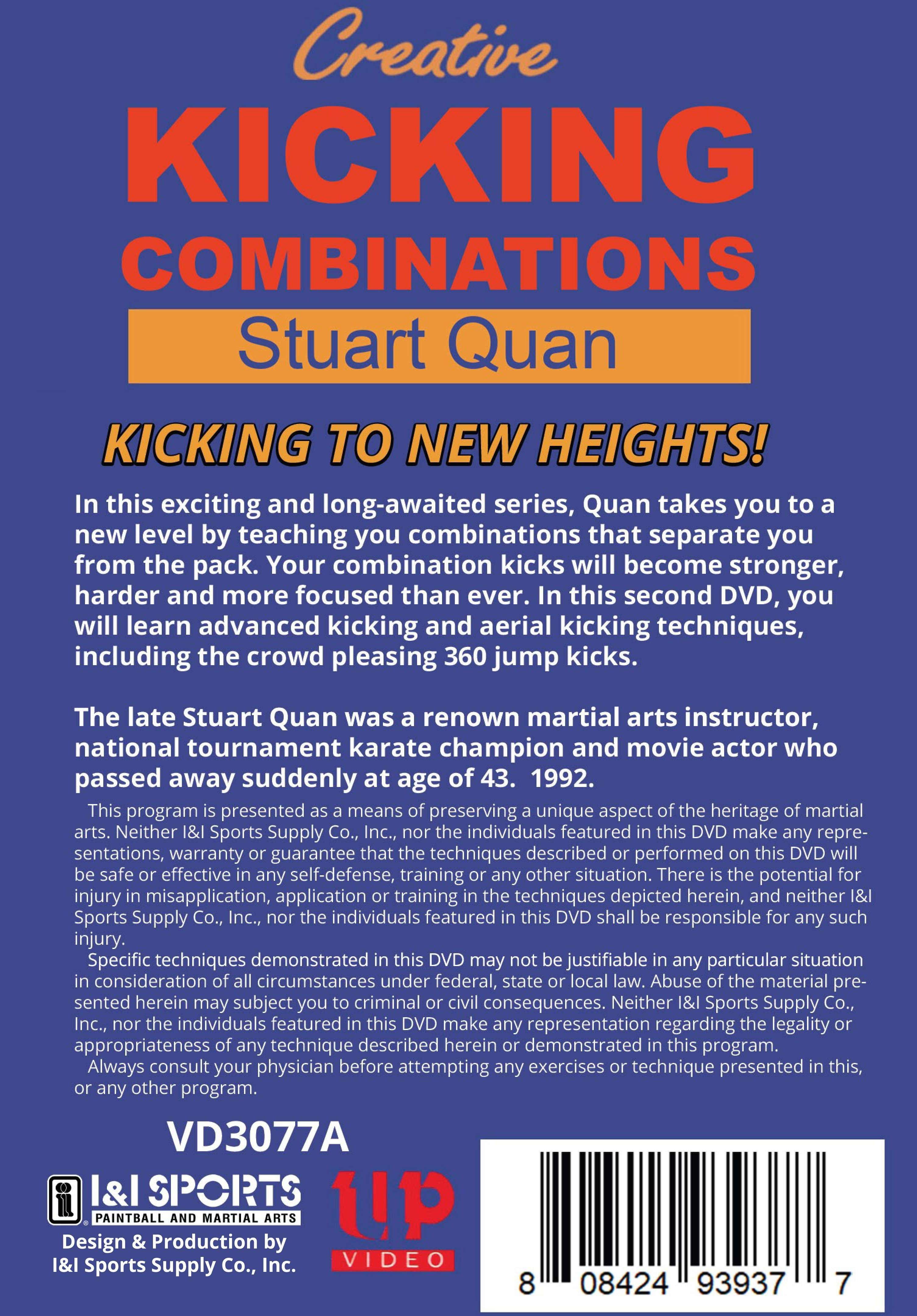 Creative Combinations: Kicking to New Heights DVD Stuart Quan Japanese Korean