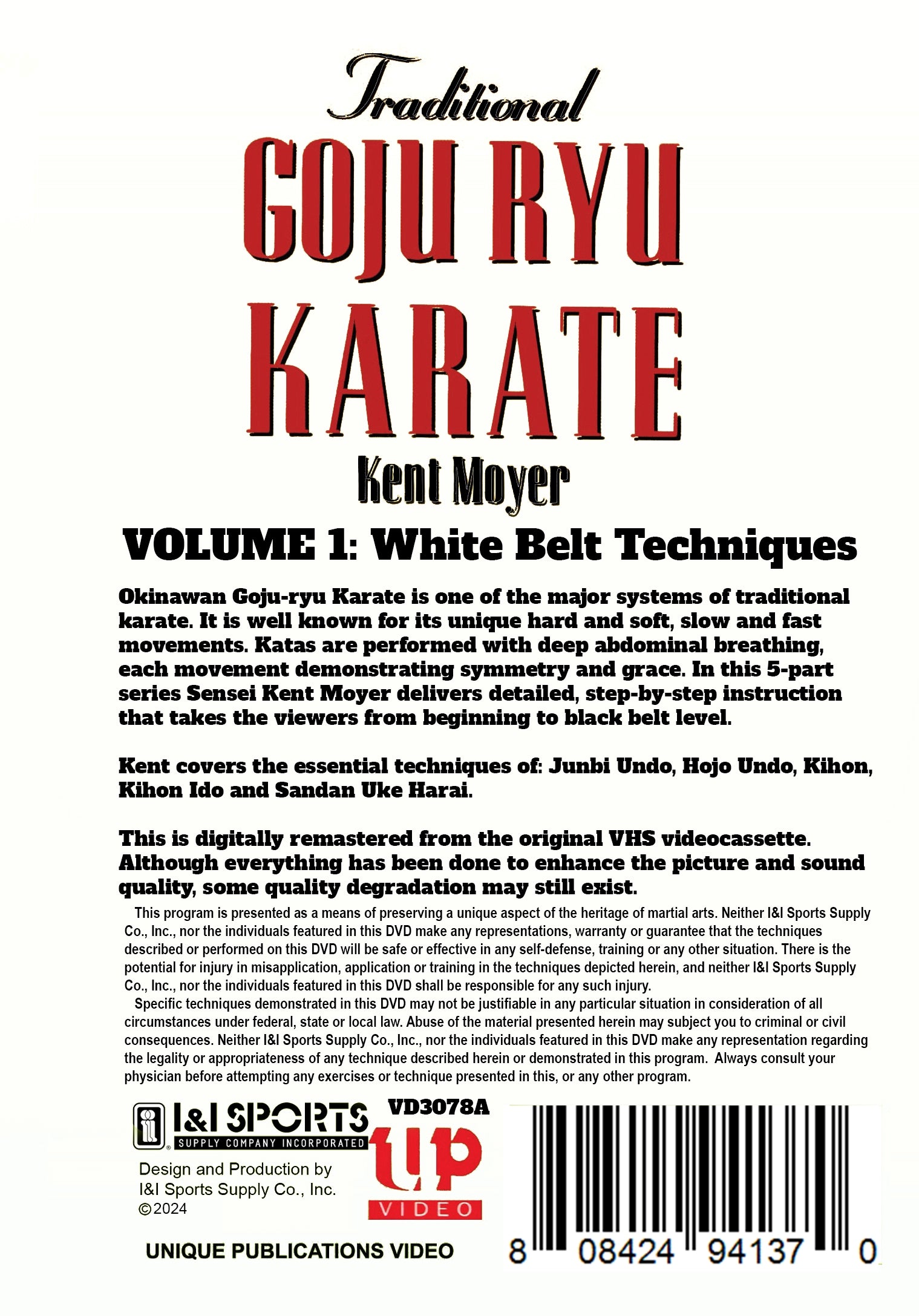 5 DVD SET Traditional Goju Ryu Karate Kata Weapons Kumite Kent Moyer