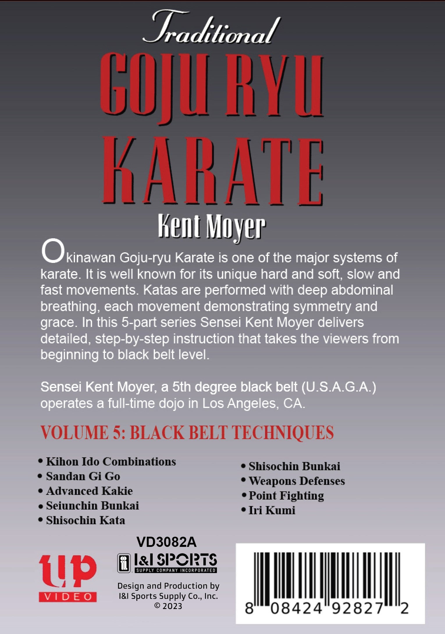 5 DVD SET Traditional Goju Ryu Karate Kata Weapons Kumite Kent Moyer