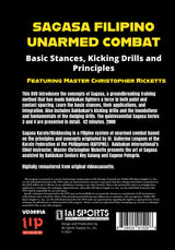 Sagasa Filipino Unarmed Combat Martial Arts #1 Basics DVD Christopher Ricketts