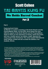 2 DVD Set Tai Mantis Kung Fu Hidden Techniques & No Holds Barred Combat - Scott Cohen