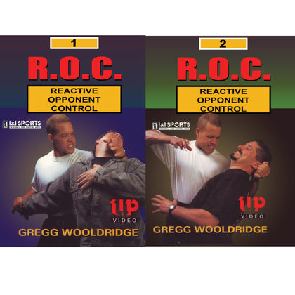 2 DVD SET R.O.C Reactive Opponent Control self defense fighting Gregg Wooldridge