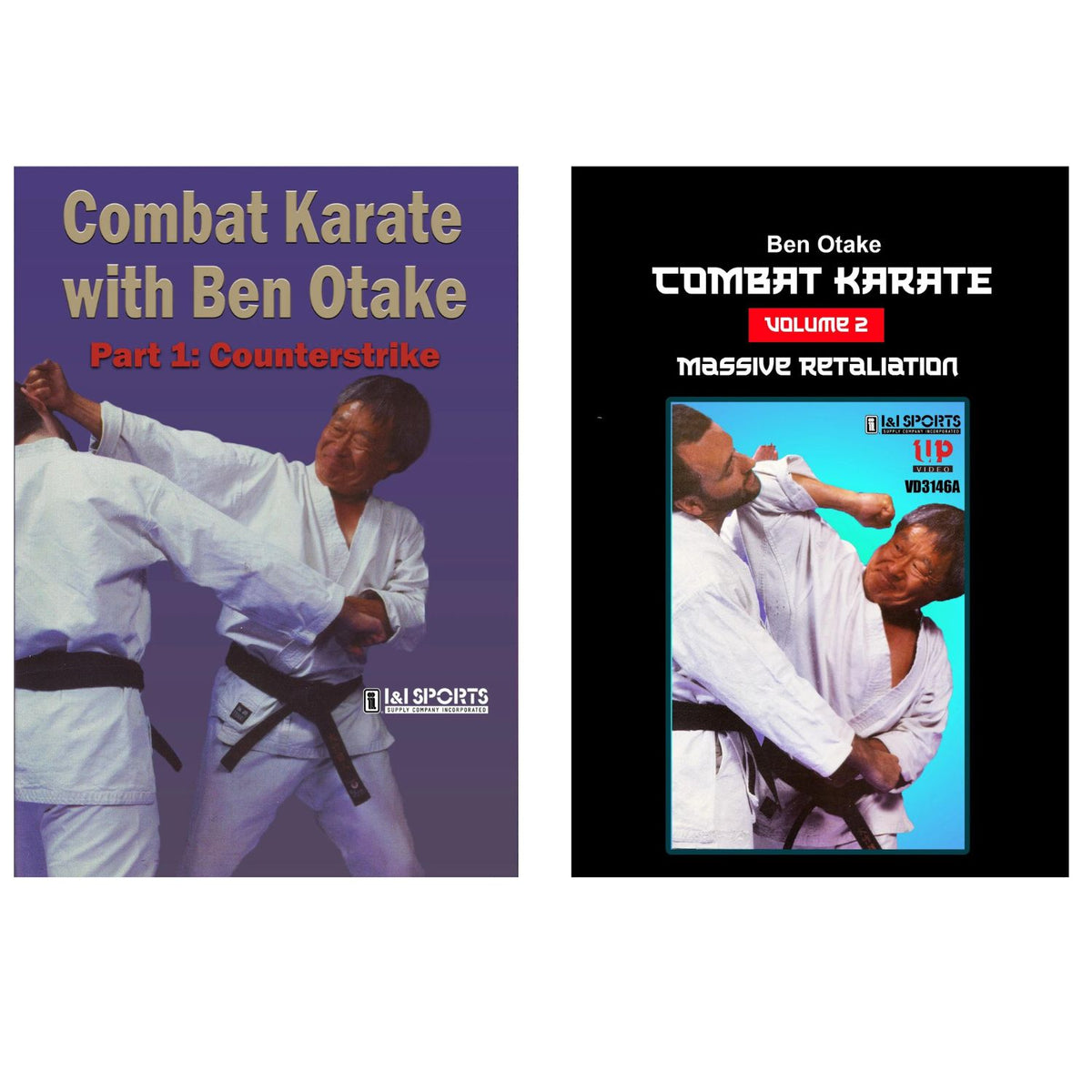 2 DVD Set Combat Karate Ben Otake traditional martial arts