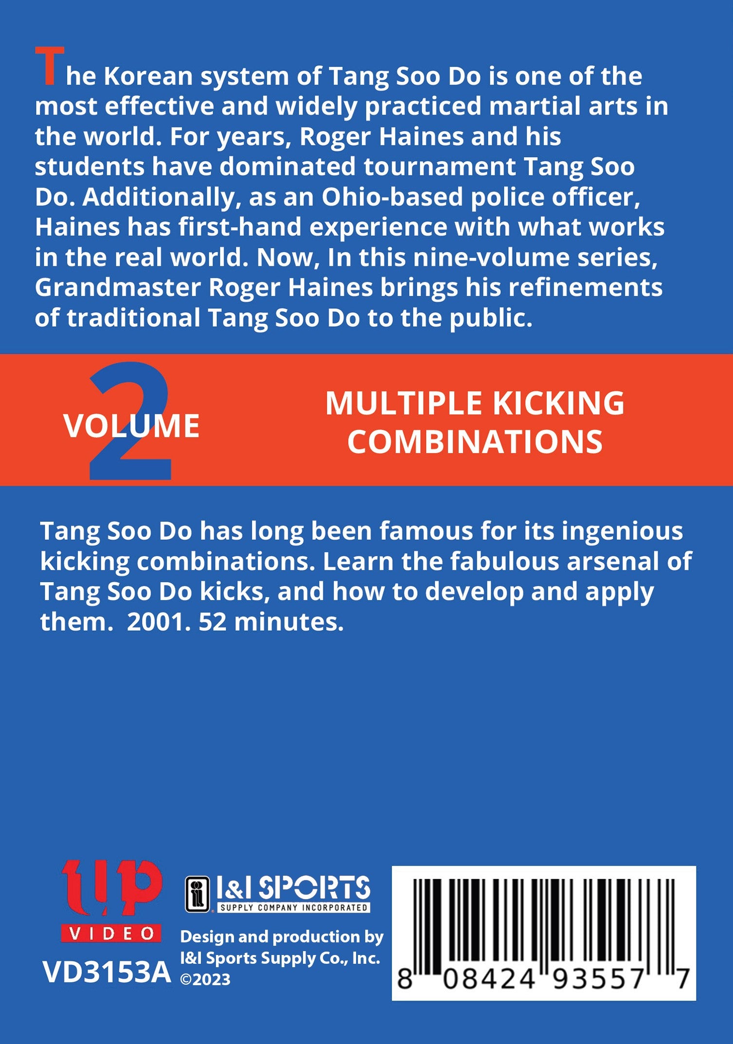 Tang Soo Do & Beyond #2 Kicking Combinations Korean Karate DVD Roger Haines