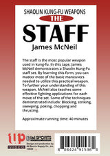Chinese Shaolin Kung Fu Weapon Series Long Staff Pole DVD James McNeil