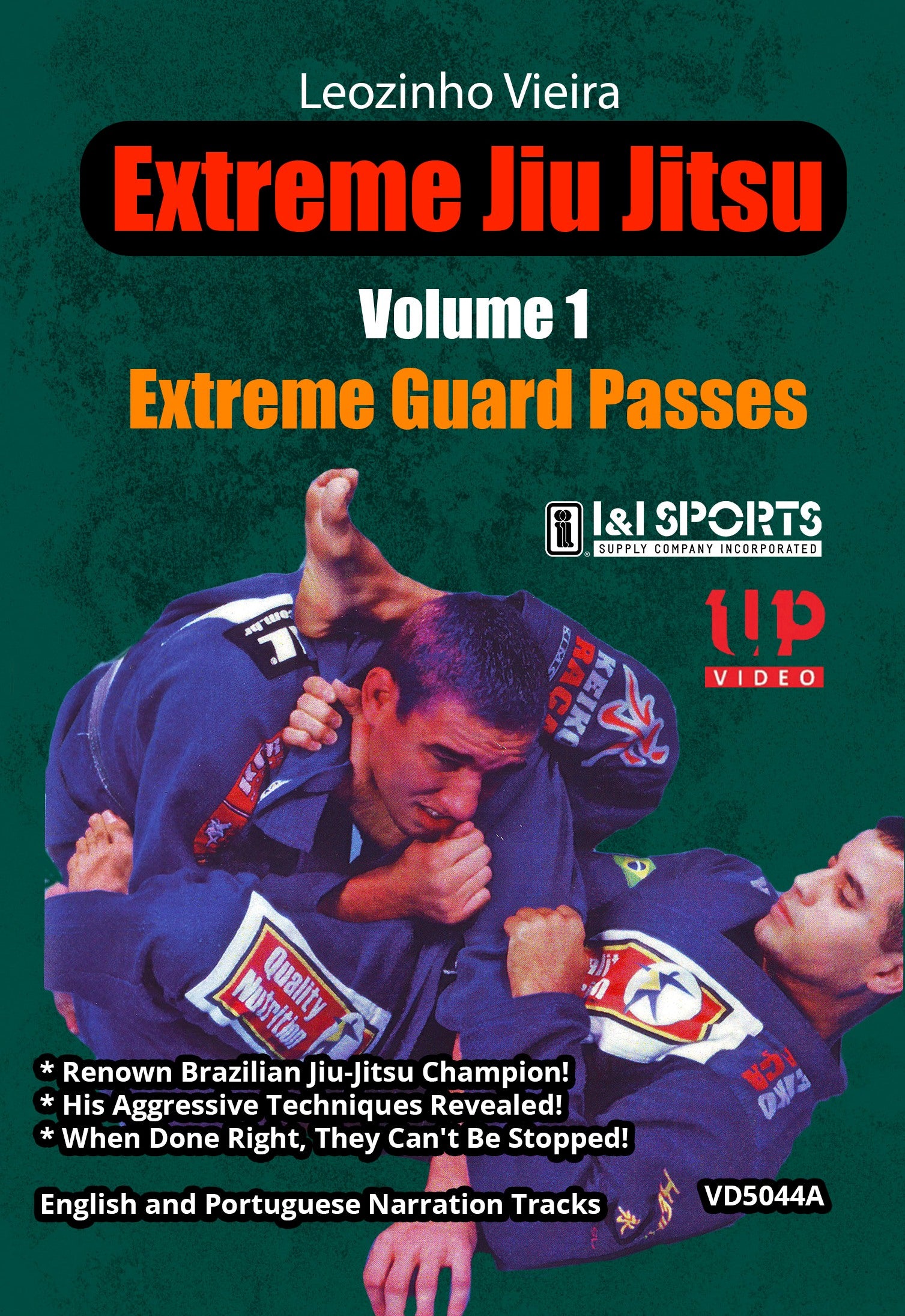 Extreme Jiu-Jitsu #1 Guard Passes DVD Leozinho Vieira mma nhb