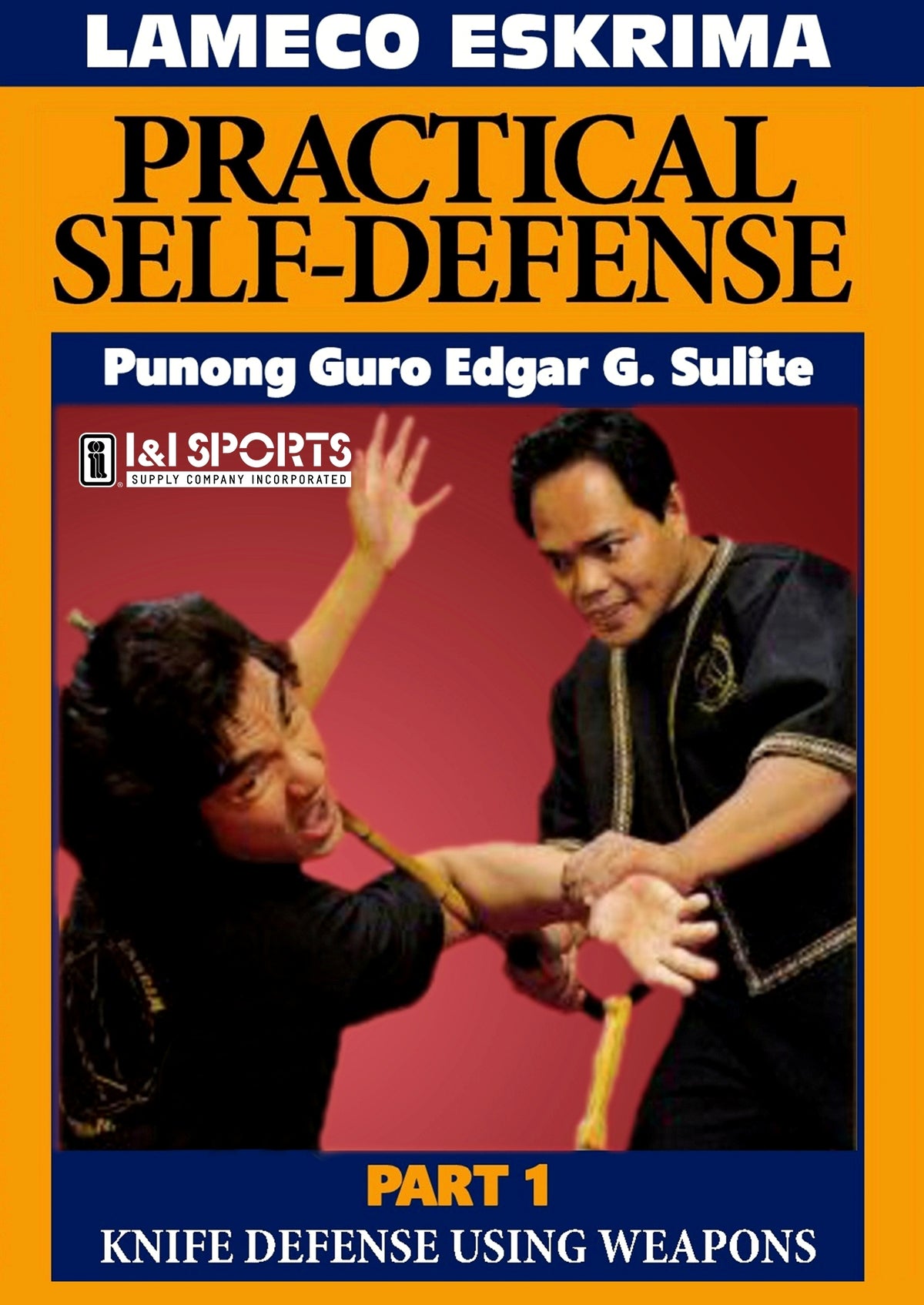Lameco Eskrima Practical Self Defense #1 Knife Defense Weapons DVD Edgar Sulite