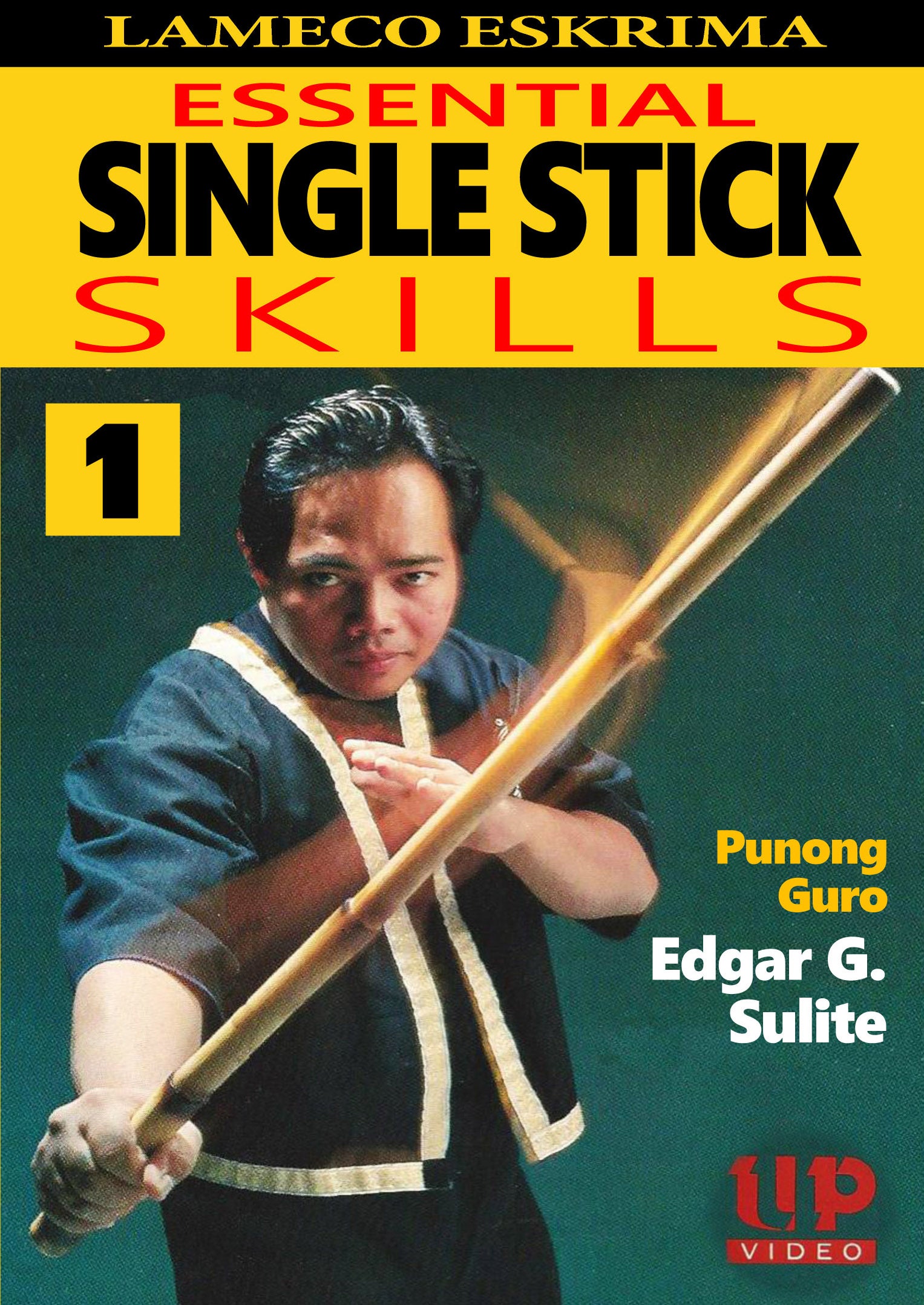 Combat Rattan Escrima Kali Arnis Stick + VIDEO Set - Learn From a Master!