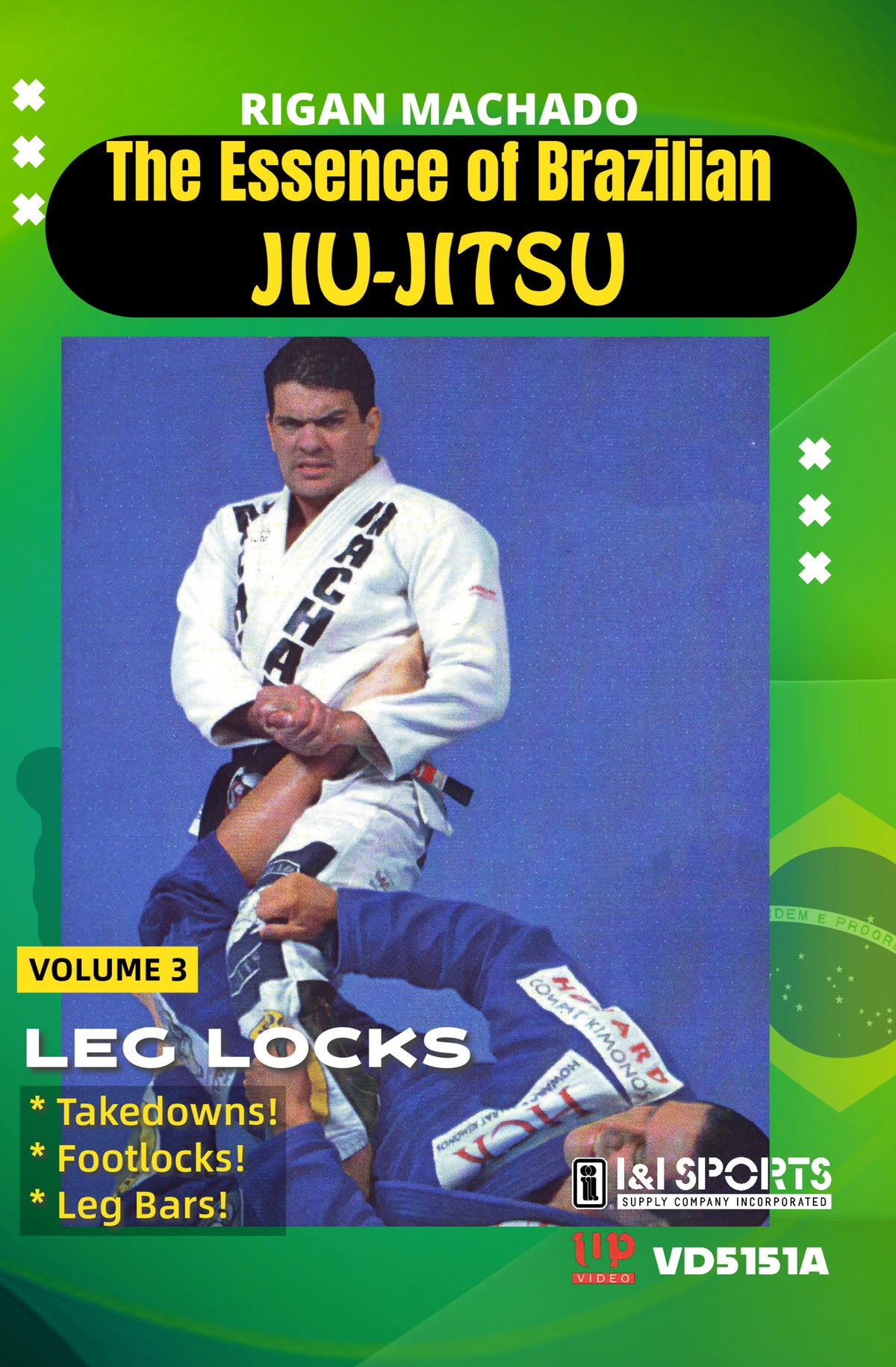 Essence of Brazilian Jiu Jitsu Leg Locks DVD Rigan Machado carlos gracie mma