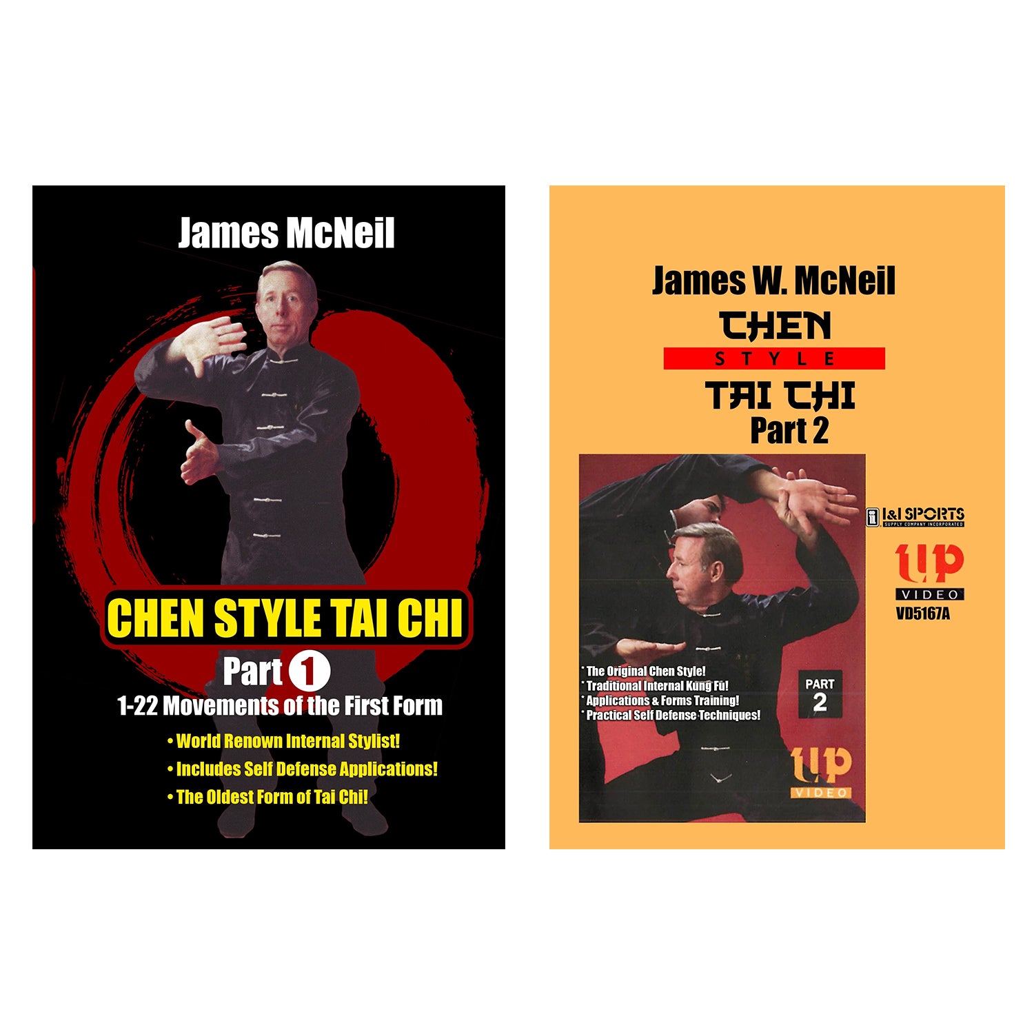 2 DVD Set Chen Style Tai Chi Chuan - James McNeil