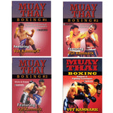 4 DVD Set Muay Thai Boxing Fighting Techniques combos counters DVD Vut Kamnark