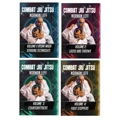 4 DVD SET Japanese Combat Jiu Jitsu - Norman Leff