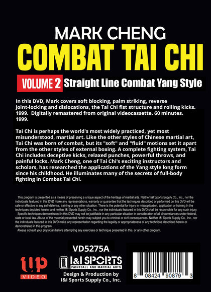 Combat Tai Chi #2: Straight Line Combat Yang style DVD Mark Cheng