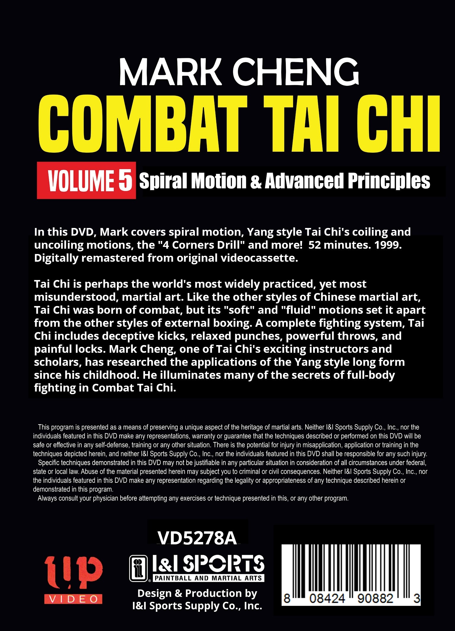 6 DVD Set Combat Tai Chi Yang style - Mark Cheng