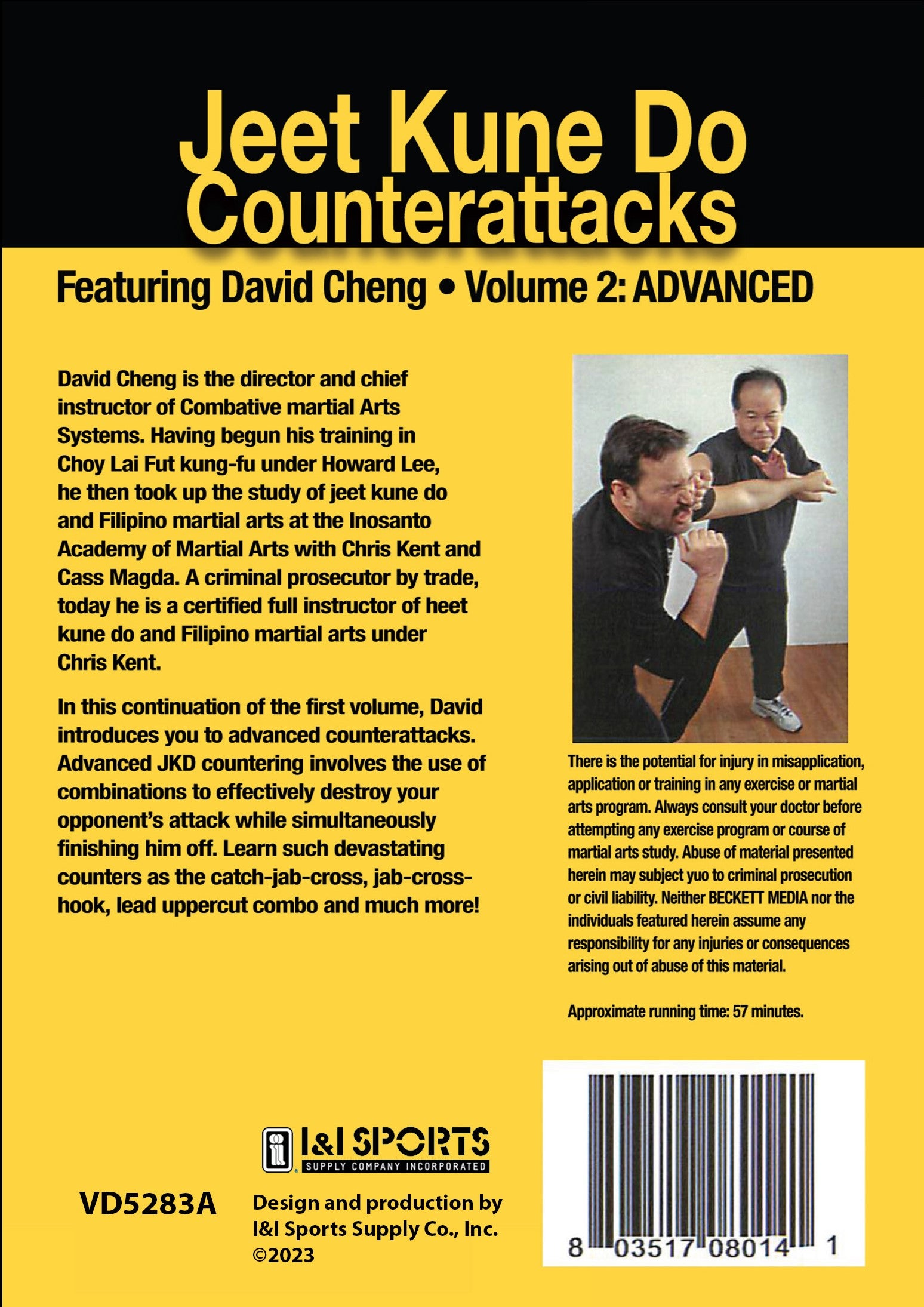 Bruce Lee Jeet Kune Do Counterattacks #2 Advanced DVD David Cheng jun fan
