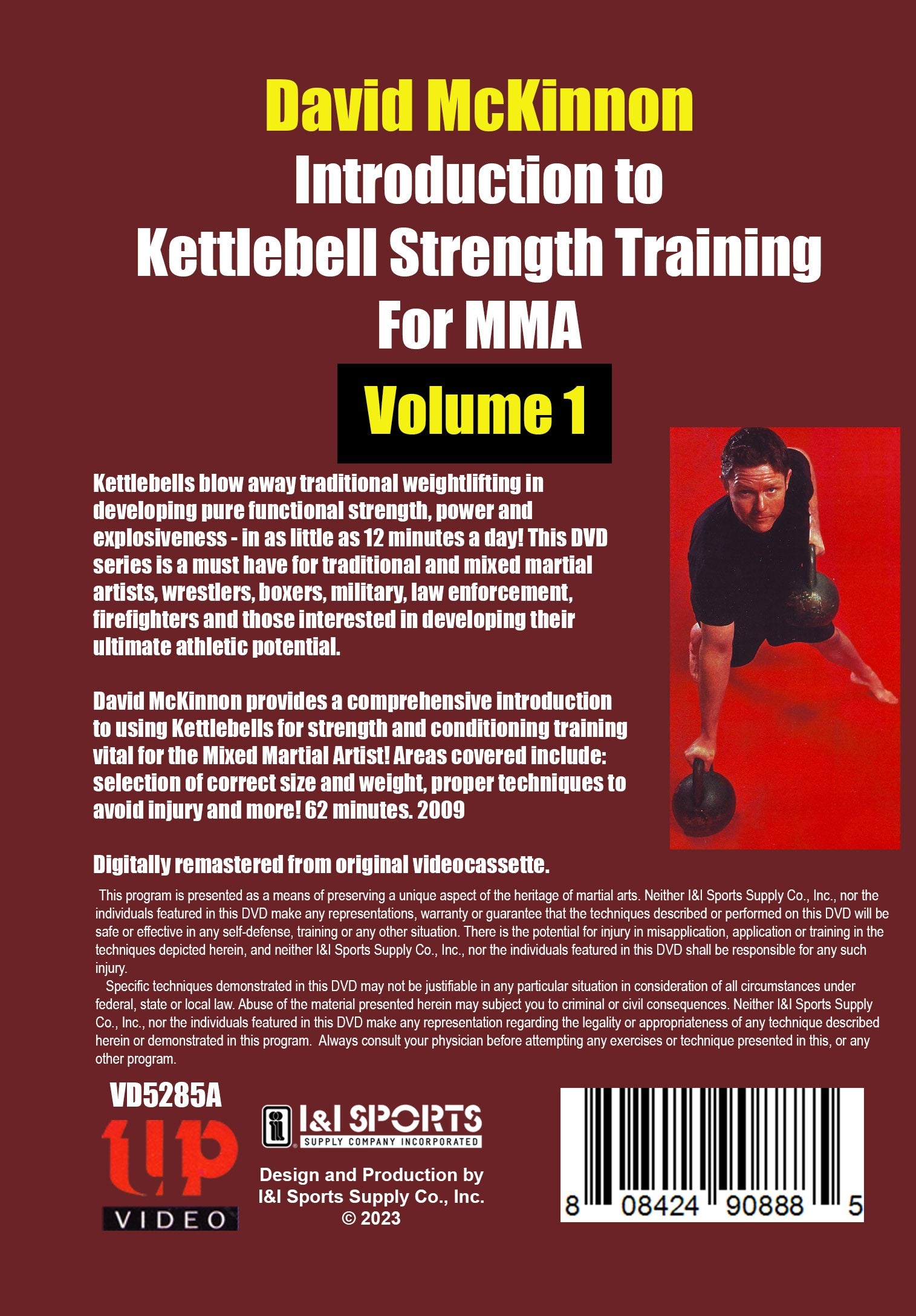 Introduction Kettlebell Strength Training For MMA #1 DVD David McKinnon bjj