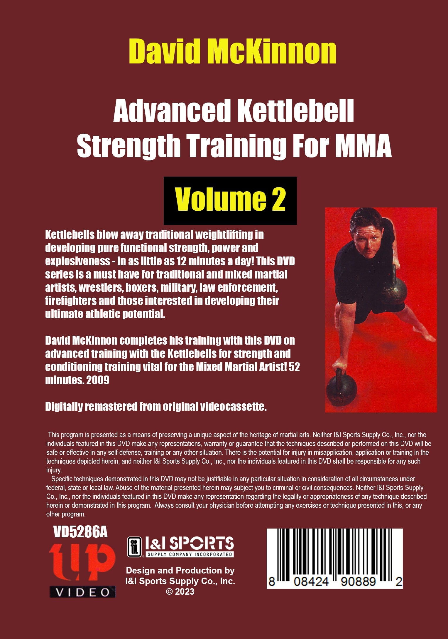 Advanced Kettlebell Training For MMA #2 DVD David McKinnon mixed martial arts