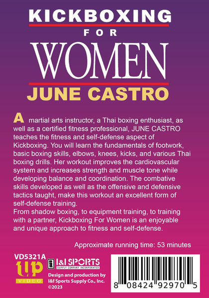Kickboxing for Women DVD June Castro muay thai martial arts