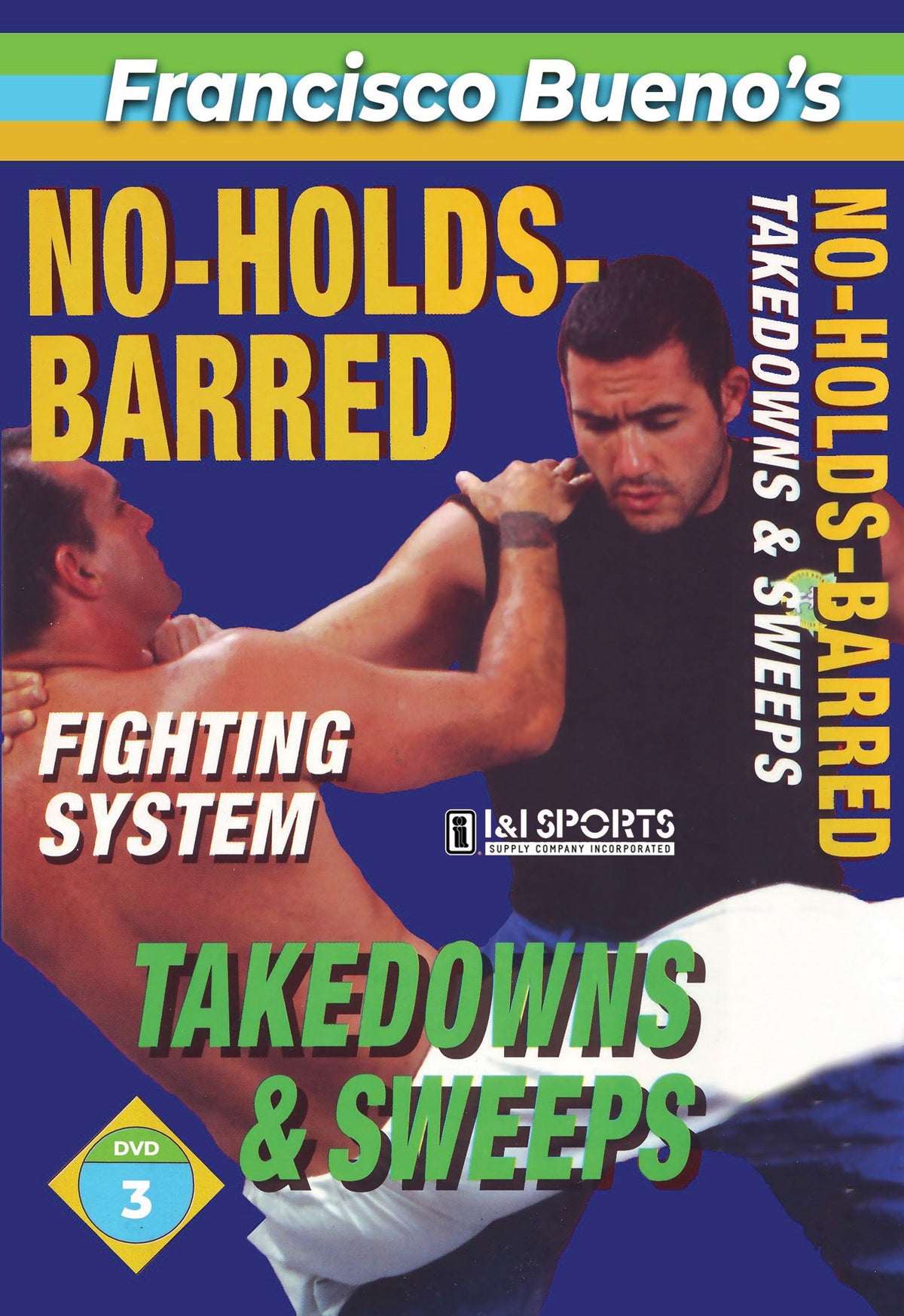 No Holds Barred #3 Vale Tudo Takedowns & Leg Sweeps DVD Francisco Bueno mma