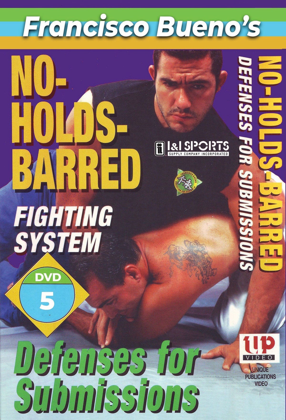 No Holds Barred #5 Vale Tudo Defenses for Submission DVD Francisco Bueno mma