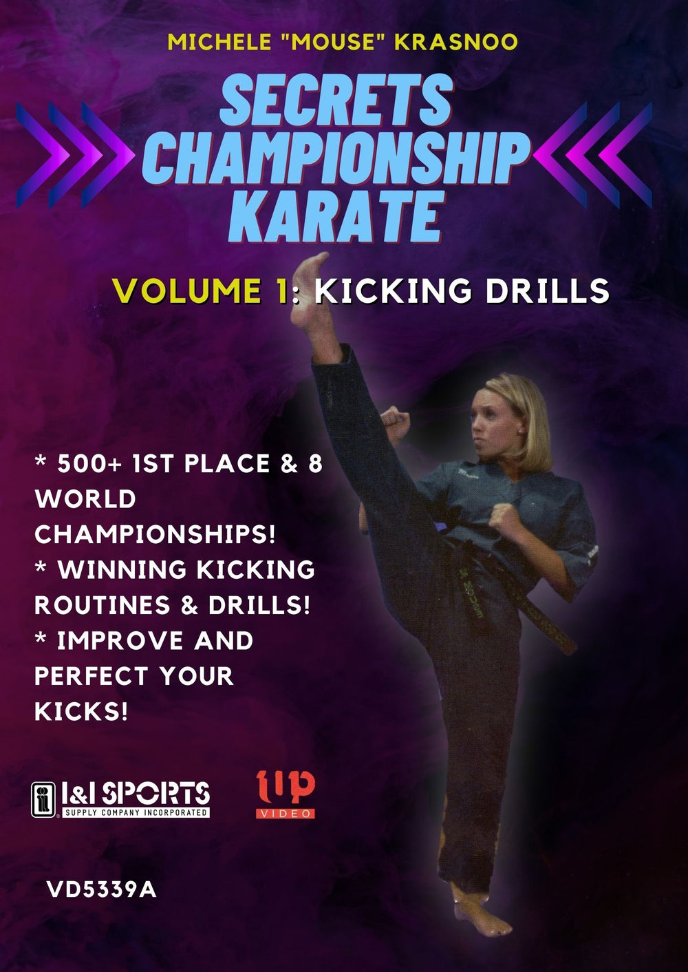 Secrets of Championship Karate #1: Kicking DVD Michele Krasnoo