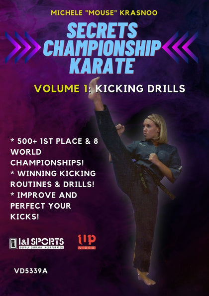 Secrets of Championship Karate #1: Kicking DVD Michele Krasnoo