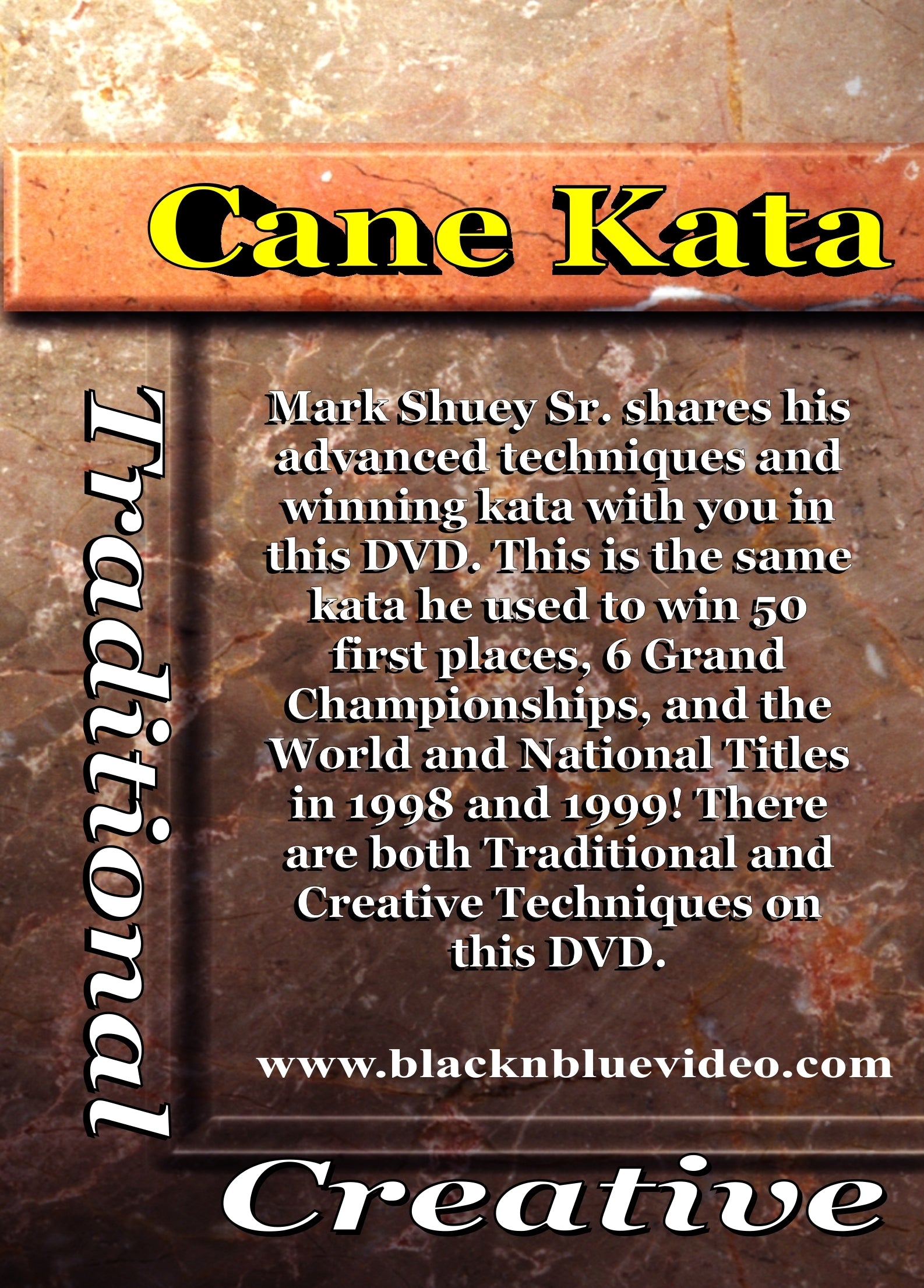 Advanced Cane Kata & Techniques DVD Mark Shuey Sr.