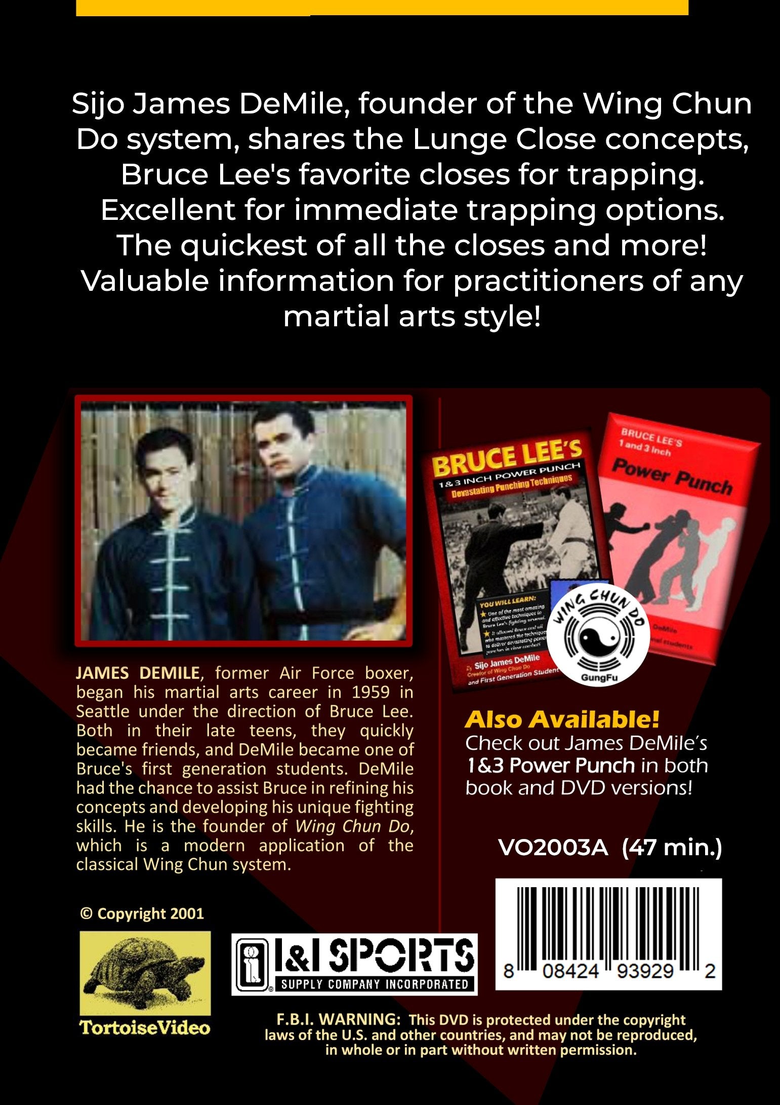 5 DVD Set Wing Chun Do - James DeMile modern wing chun