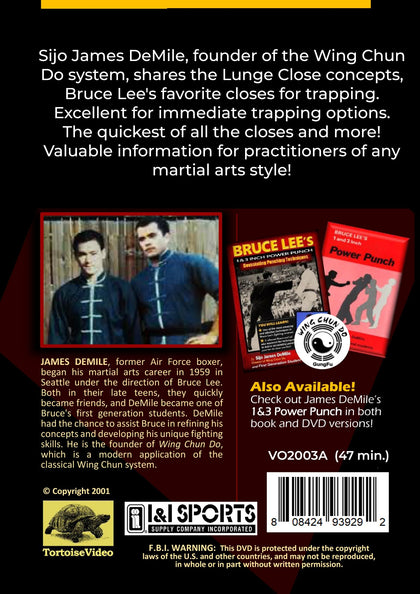 5 DVD Set Wing Chun Do - James DeMile modern wing chun