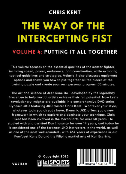 Dynamic Jeet Kune Do #4 Putting It All Together DVD Chris Kent