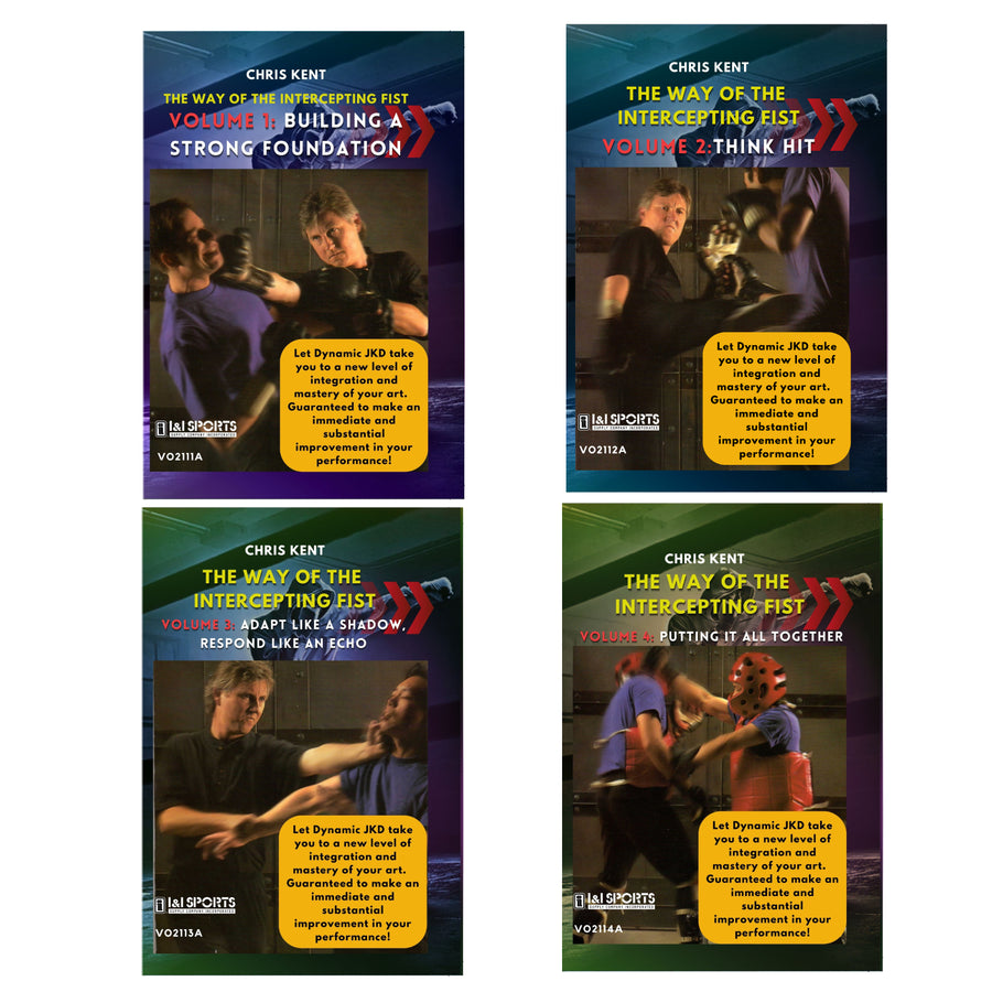 4 DVD Set Dynamic Jeet Kune Do - Chris Kent