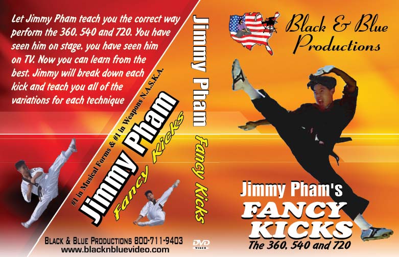 Tournament Karate Fancy Aerial Kicks 360 540 720 DVD Jimmy Pham