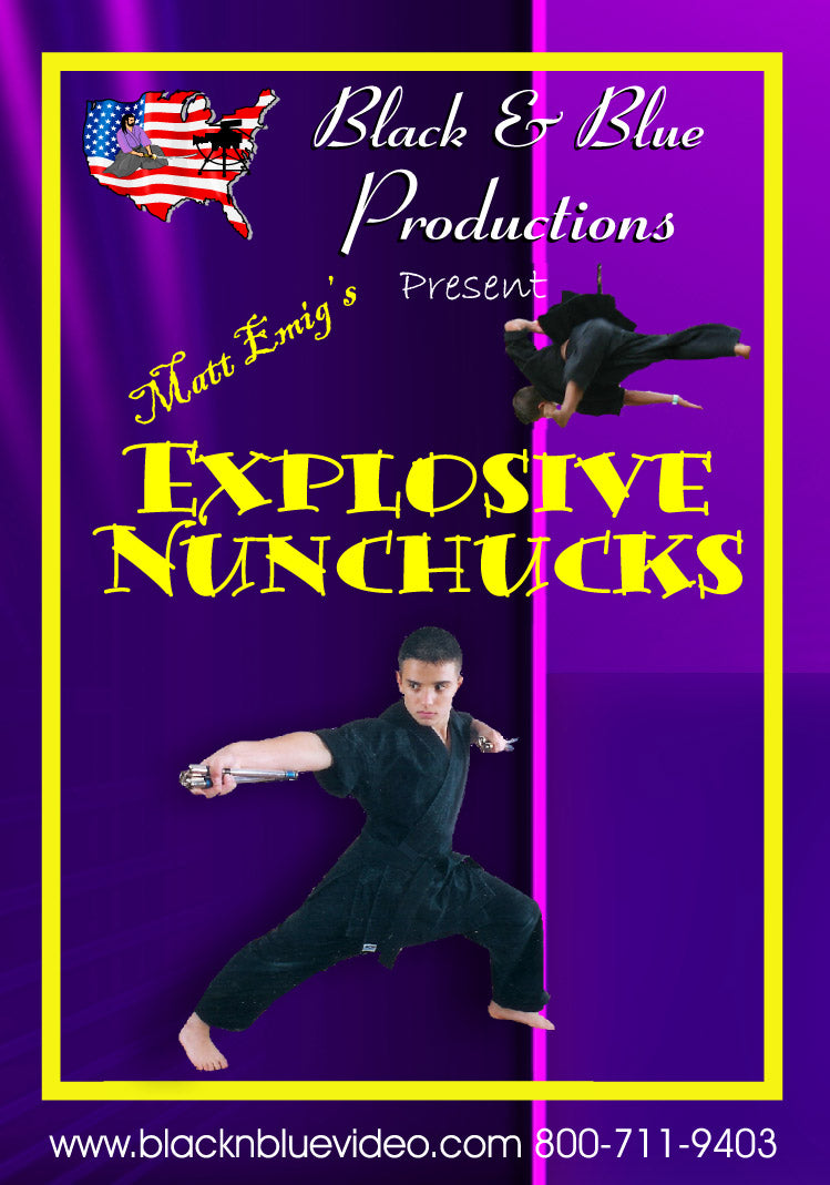 Tournament Karate Explosive Nunchaku Demos Forms & Combos DVD Matt Emig