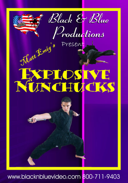 Tournament Karate Explosive Nunchaku Demos Forms & Combos DVD Matt Emig