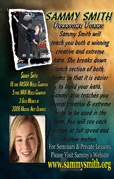 Tournament Karate Fearsome Forms Creative Extreme Kata DVD Sammy Smith