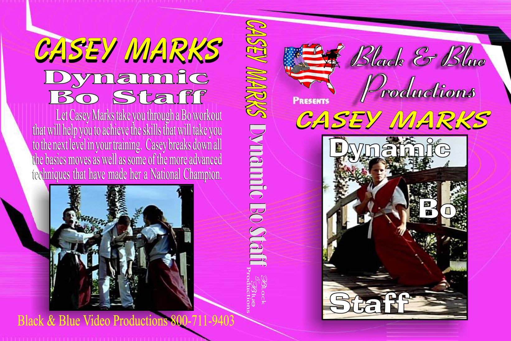 Tournament Karate Martial Arts Dynamic Bo Staff DVD Casey Marks