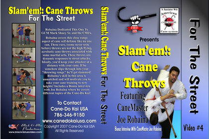 Slam'em! #4 Cane Throws for the Street DVD Joe Robaina