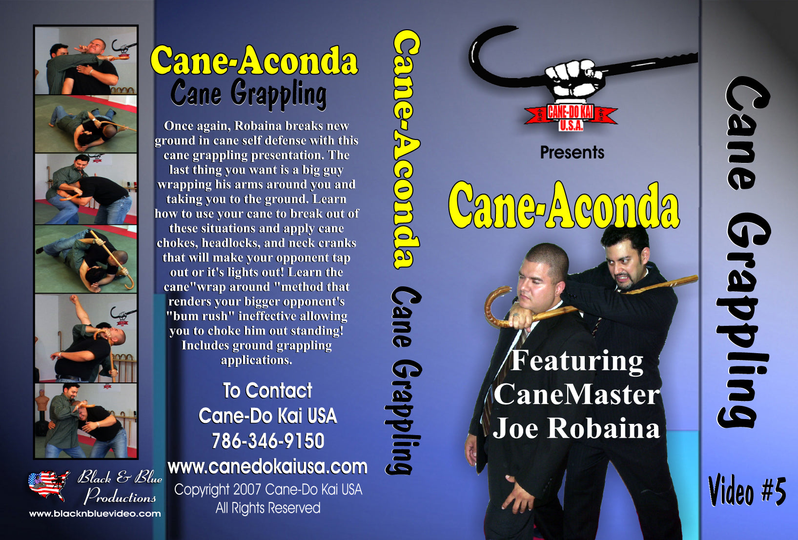 Cane-Aconda #5 Cane Grappling DVD Joe Robaina