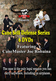 6 DVD Set Complete Cane Self Defense Training Series - GM Joe Robaina