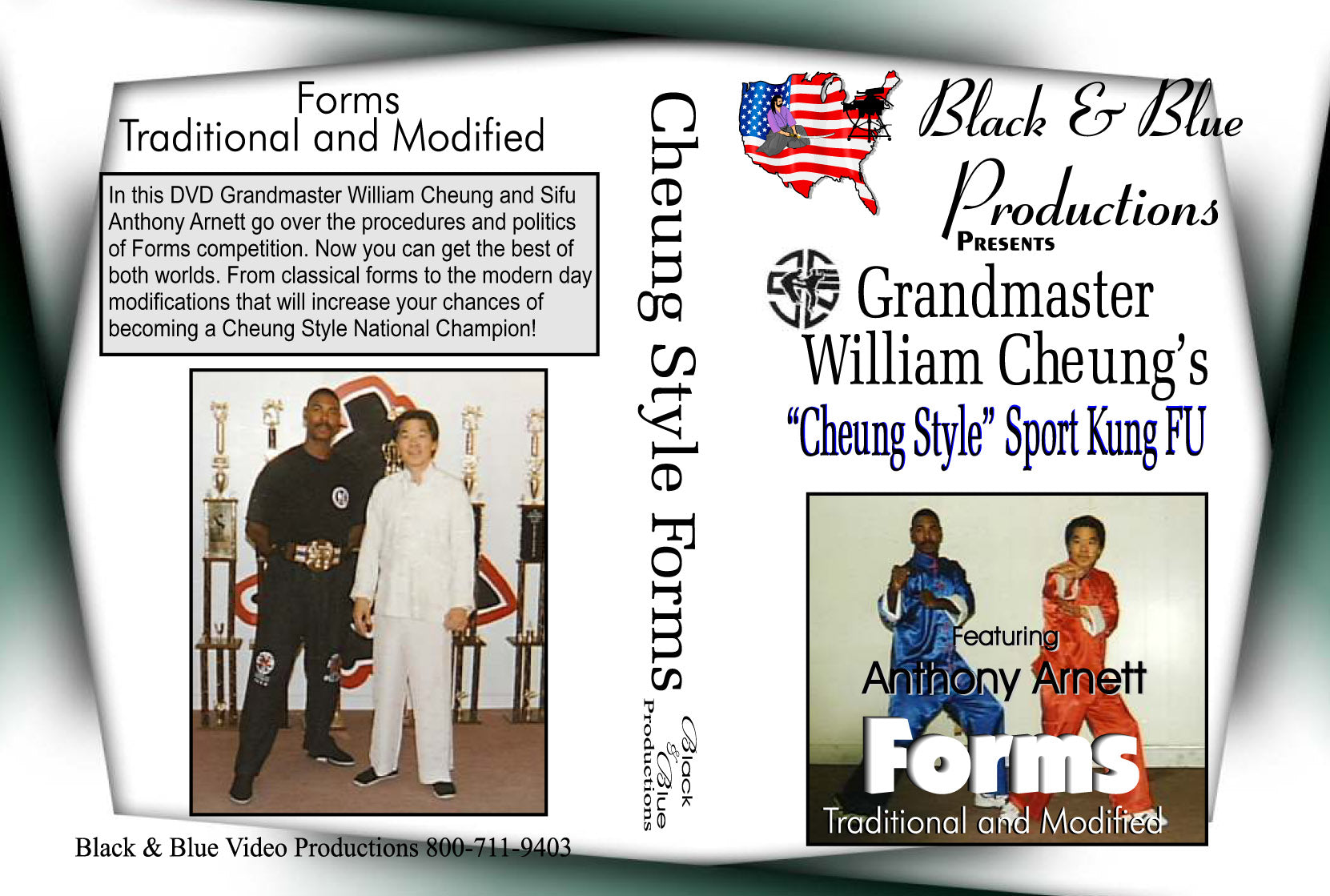 Tournament Karate William Cheung Style Wing Chun Forms DVD Anthony Arnett