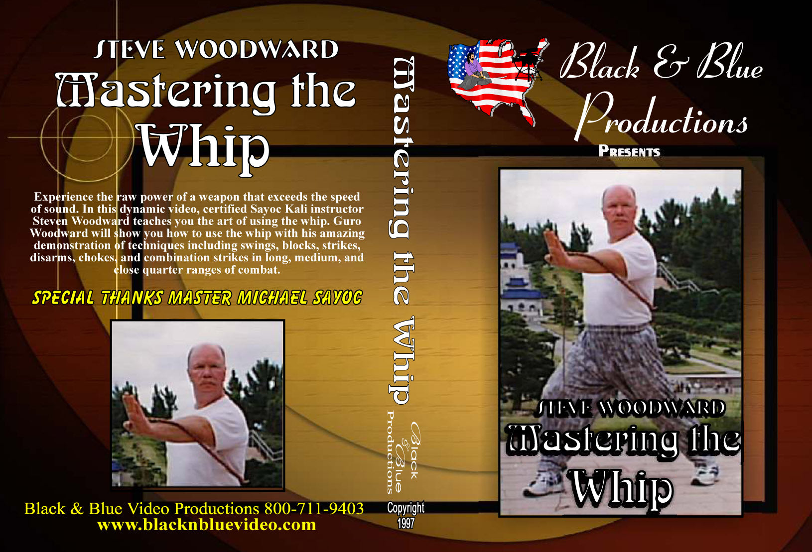 Mastering The Whip Sayoc Kali Filipino Martial Arts DVD Steve Woodward
