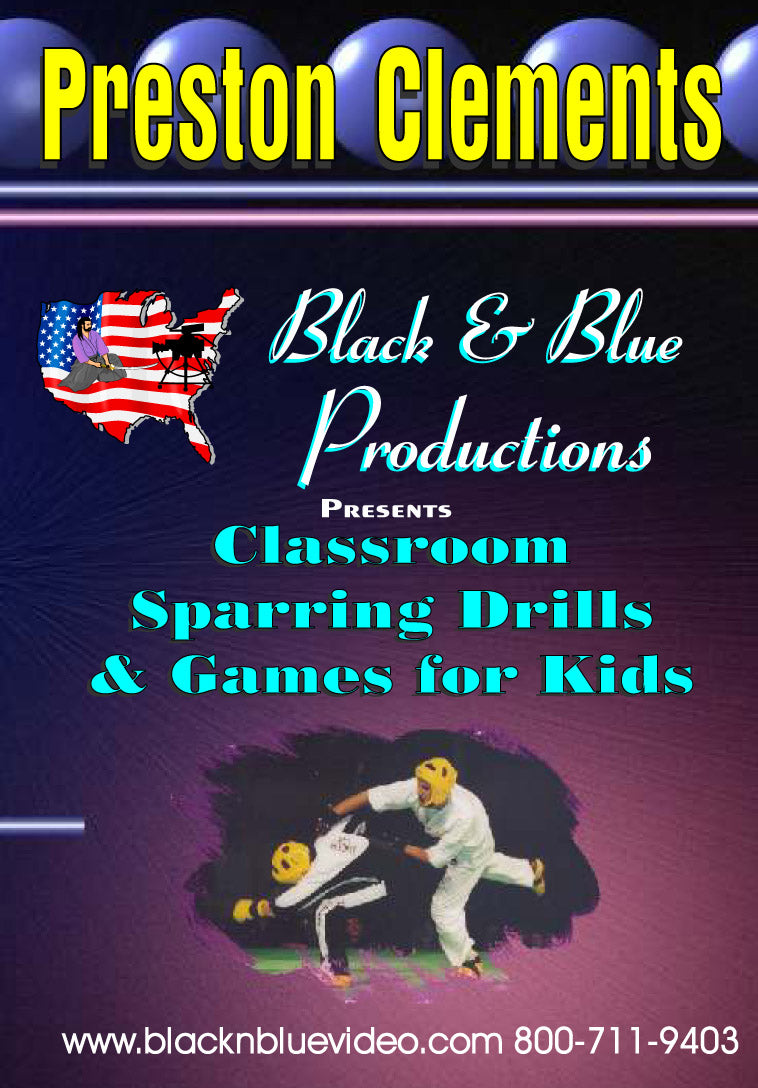 Classroom Martial Arts Karate Sparring Drills & Games for Kids DVD Preston Clements