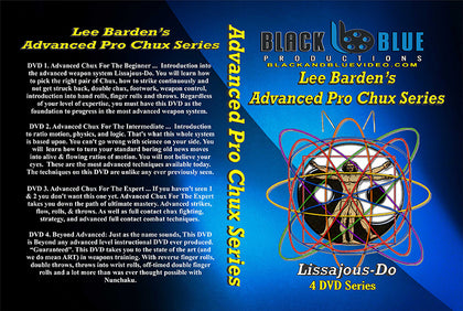 4 DVD Set Lee Barden Advanced Pro Chux Instruction nunchaku