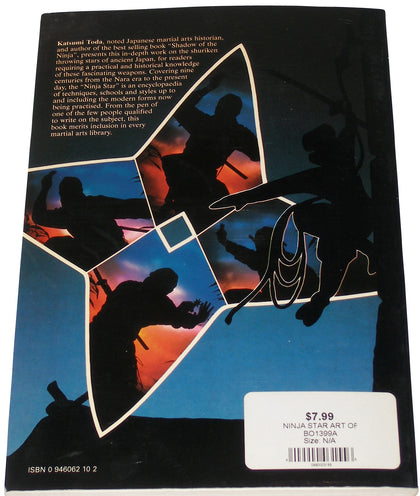 NINJA STAR Art of Shuriken Jutsu Thowing Star Book Katsumi Toda