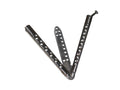 Ronin Gear #215 Delux Stainless Practice Balisong Butterfly Knife