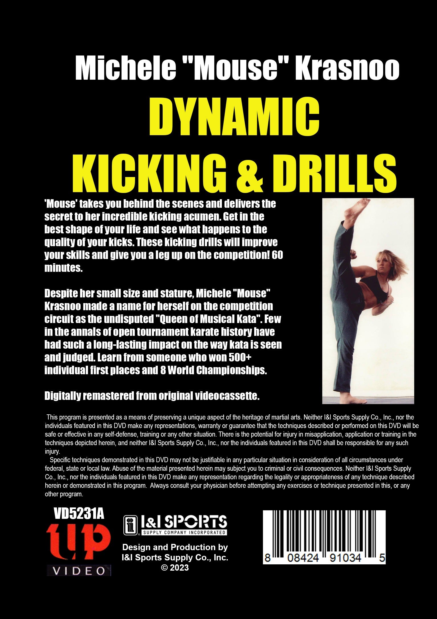 Dynamic Kicking & Drills DVD Michele Mouse Krasnoo kicks