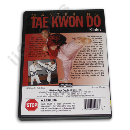 Mastering Tae Kwon Do Karate Kicks DVD Jong Soo Park